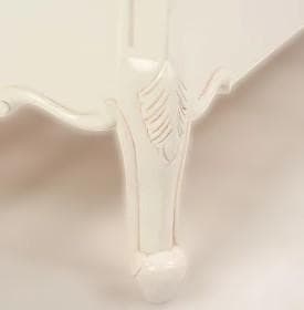 【新品】アンティーク風 ロココ調 セミダブル ベッドフレーム　猫脚　すのこ仕様