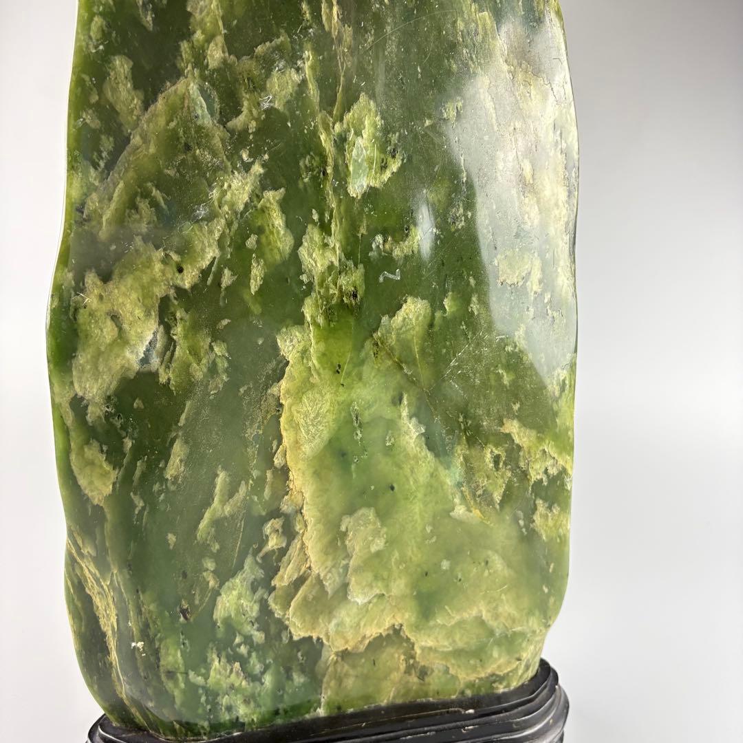 飾石 鑑賞石 置物 緑石 飾物 約9.5kg