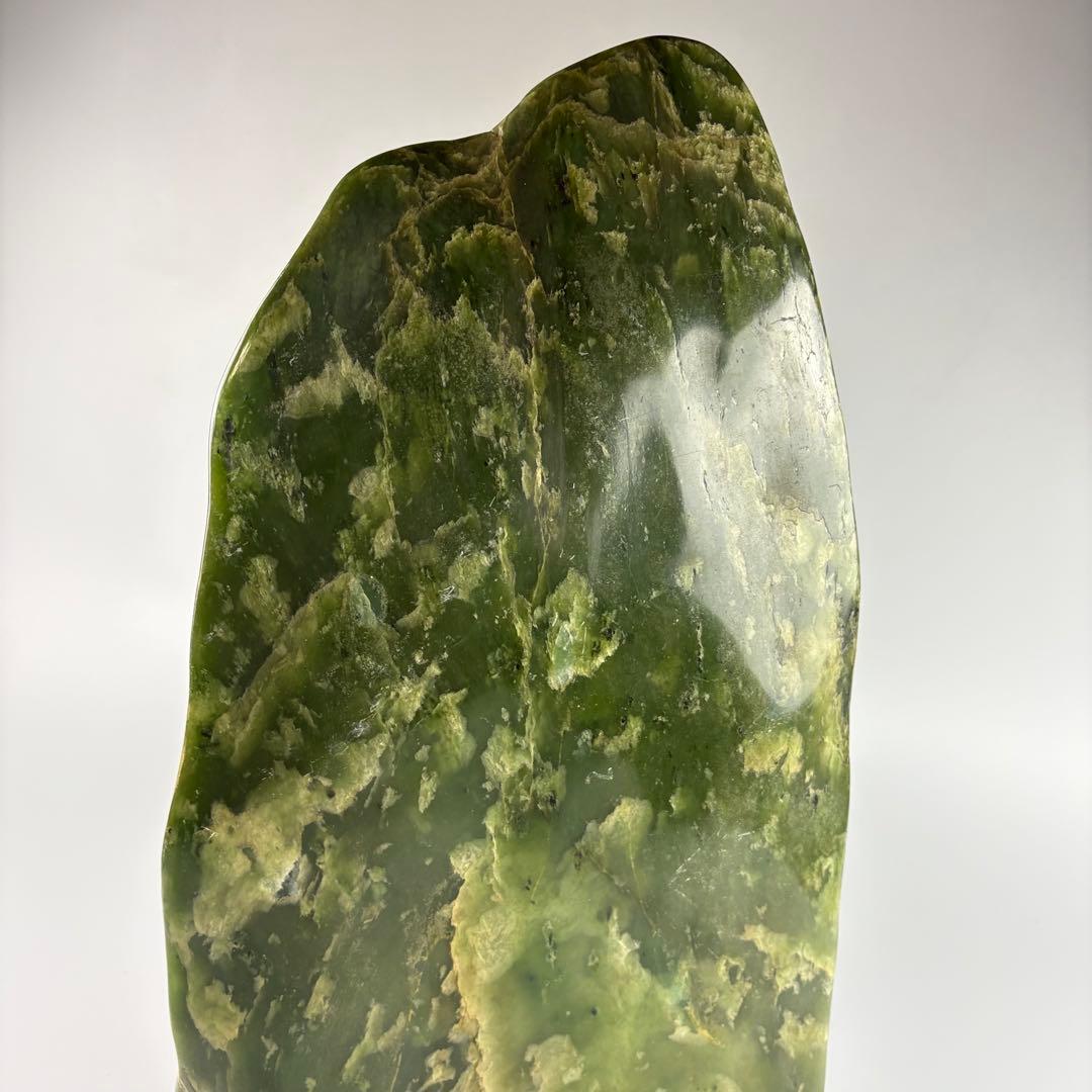 飾石 鑑賞石 置物 緑石 飾物 約9.5kg
