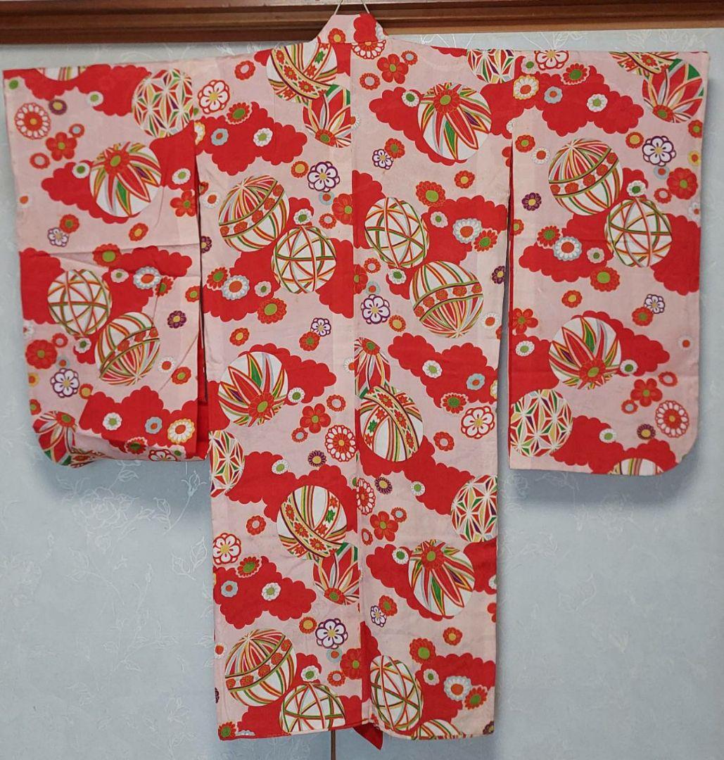 NA88アンティーク子供着物七五三着丈109センチ裄丈55センチ