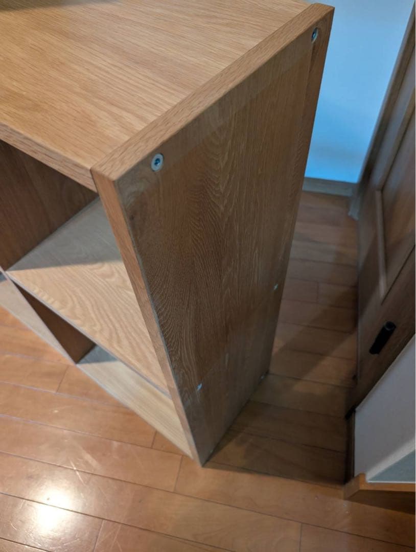 【送料込】無印良品 Muji スタッキングシェルフ 3段×3 追加棚 木製家具