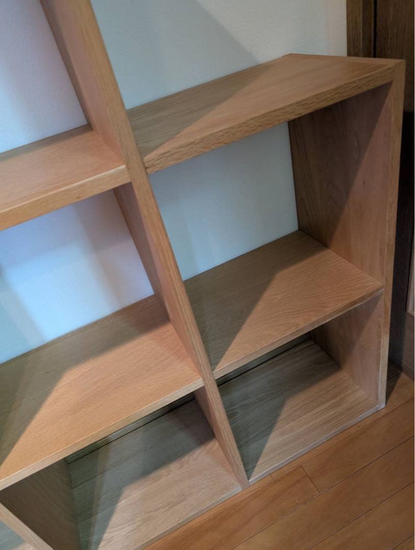 【送料込】無印良品 Muji スタッキングシェルフ 3段×3 追加棚 木製家具