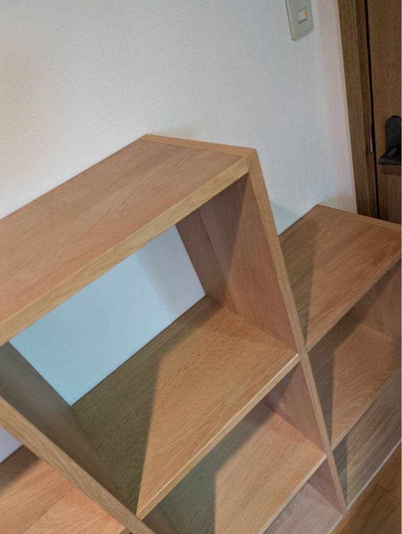 【送料込】無印良品 Muji スタッキングシェルフ 3段×3 追加棚 木製家具