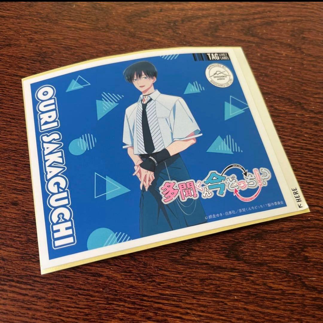 最安値⭐︎ラス1 多聞くん今どっち！？ ラベル缶 ステッカー 坂口 桜利