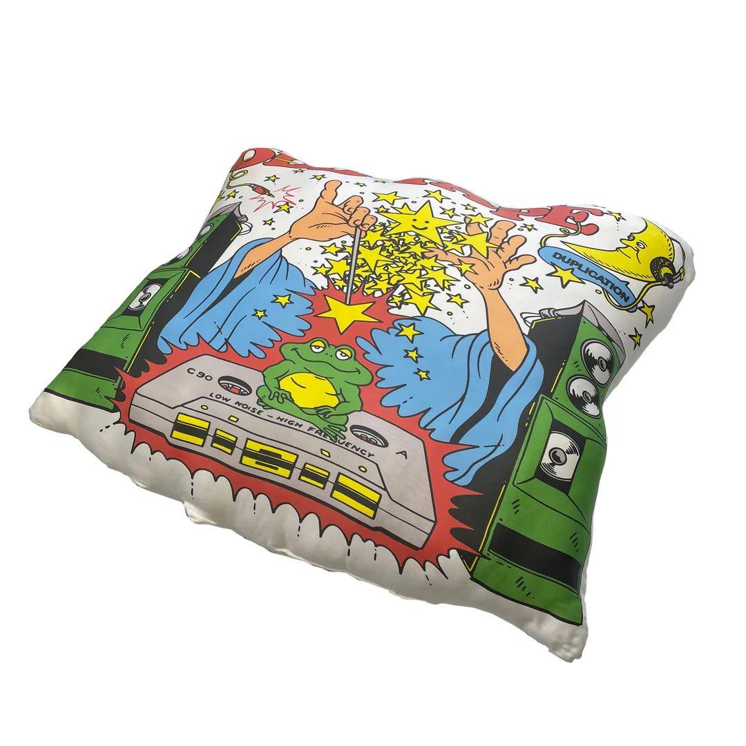 ODD TAPE BIG CUSHION カセットテープ クッション レコード