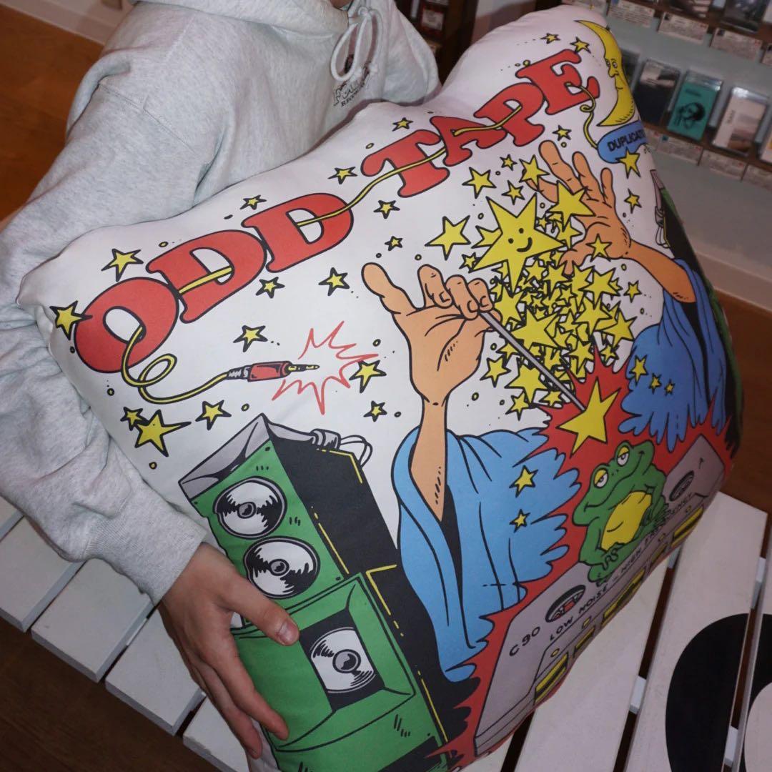 ODD TAPE BIG CUSHION カセットテープ クッション レコード