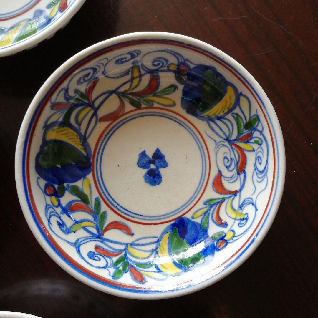 京焼　浅見五郎介　阿蘭陀手小皿　10枚　11.4cm