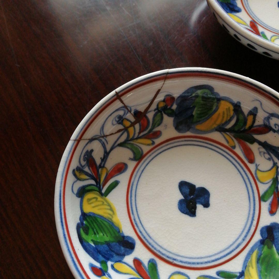 京焼　浅見五郎介　阿蘭陀手小皿　10枚　11.4cm