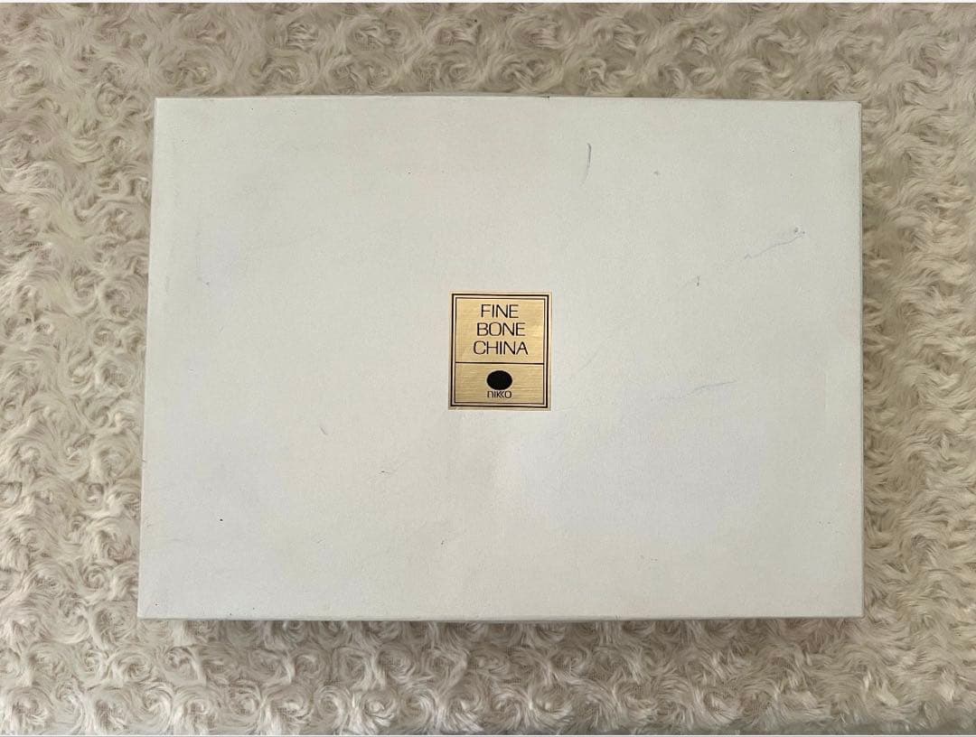 ニッコー　ファイン ボーンチャイナ　葡萄柄　オーバルボウル＆プレートセット