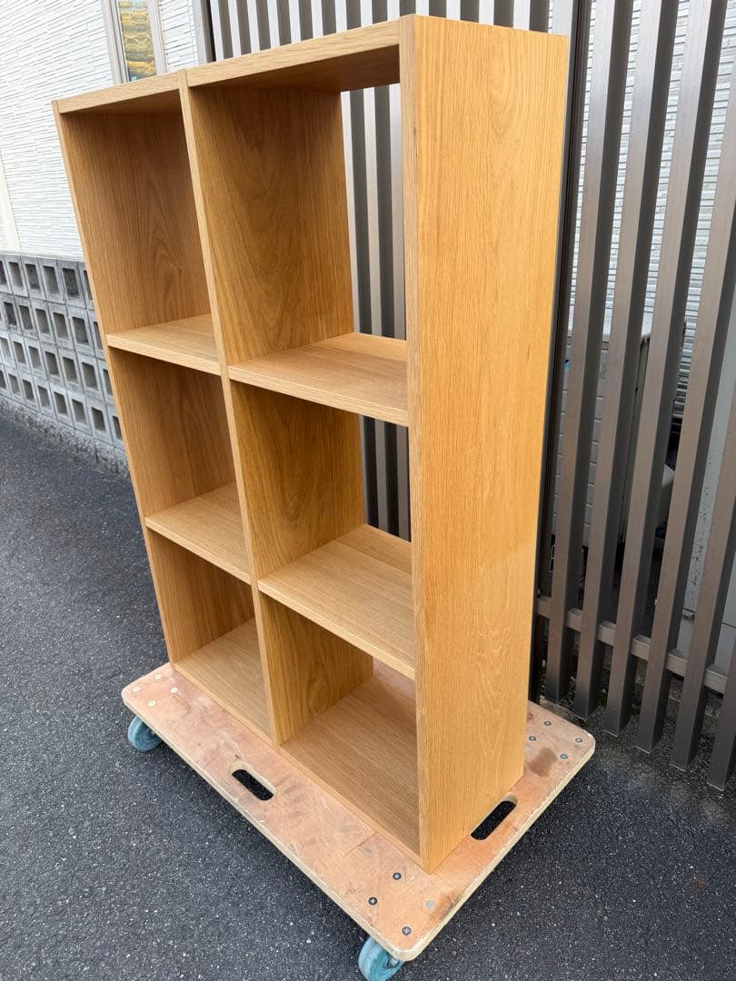 無印良品 スタッキングシェルフ 2×3 オーク材 定番 人気家具