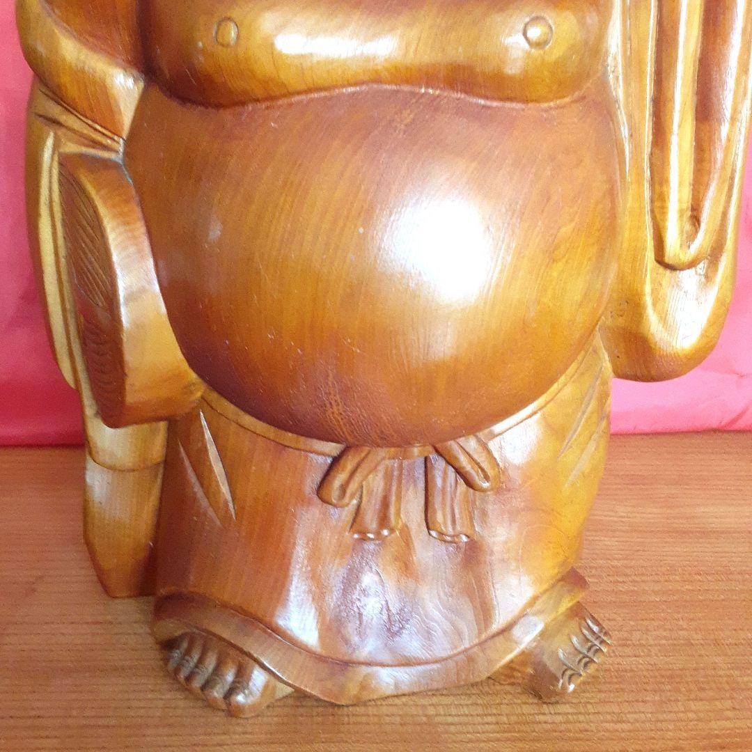 木彫り人形　布袋　ほていさま