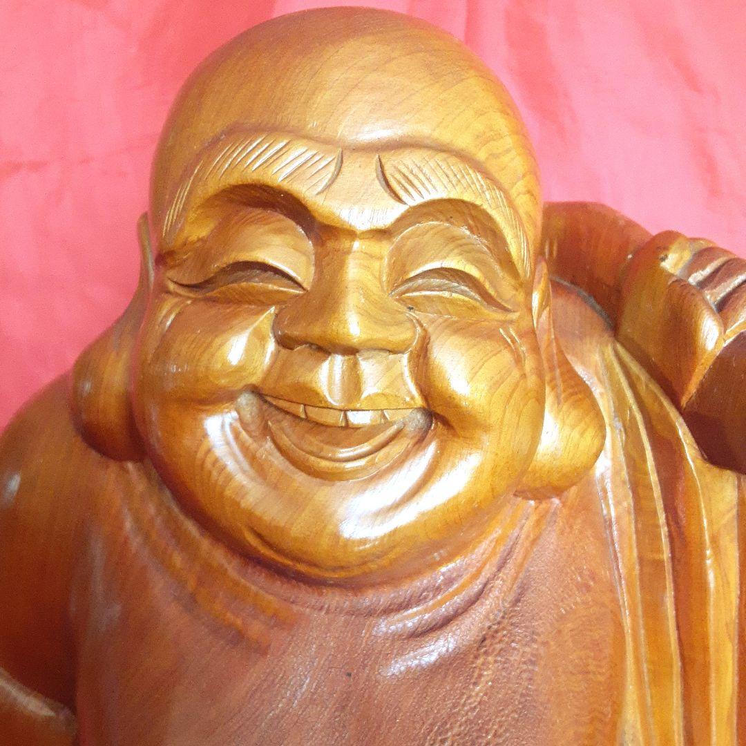 木彫り人形　布袋　ほていさま