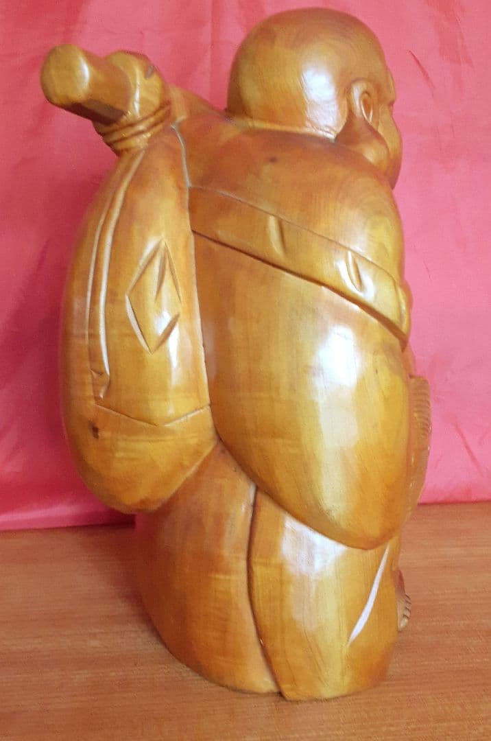 木彫り人形　布袋　ほていさま