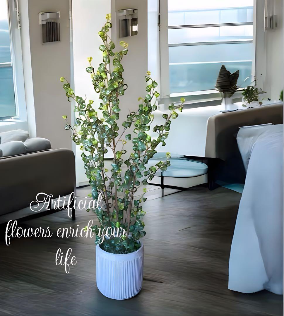 光触媒　人工観葉植物　ウォールグリーン　フェイクグリーン　ベンジャミンバロックy