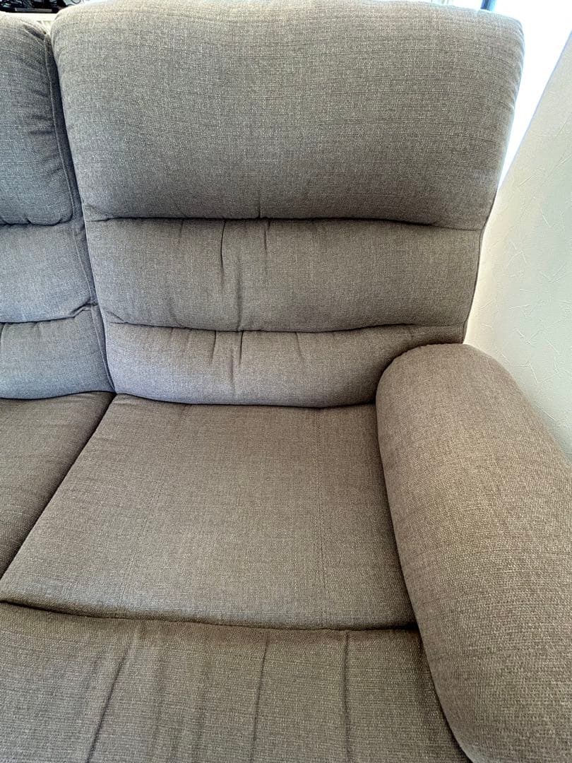 【値下げ交渉OK！】ニトリ電動リクライニングソファ　2人掛けソファ　ビリーバー3