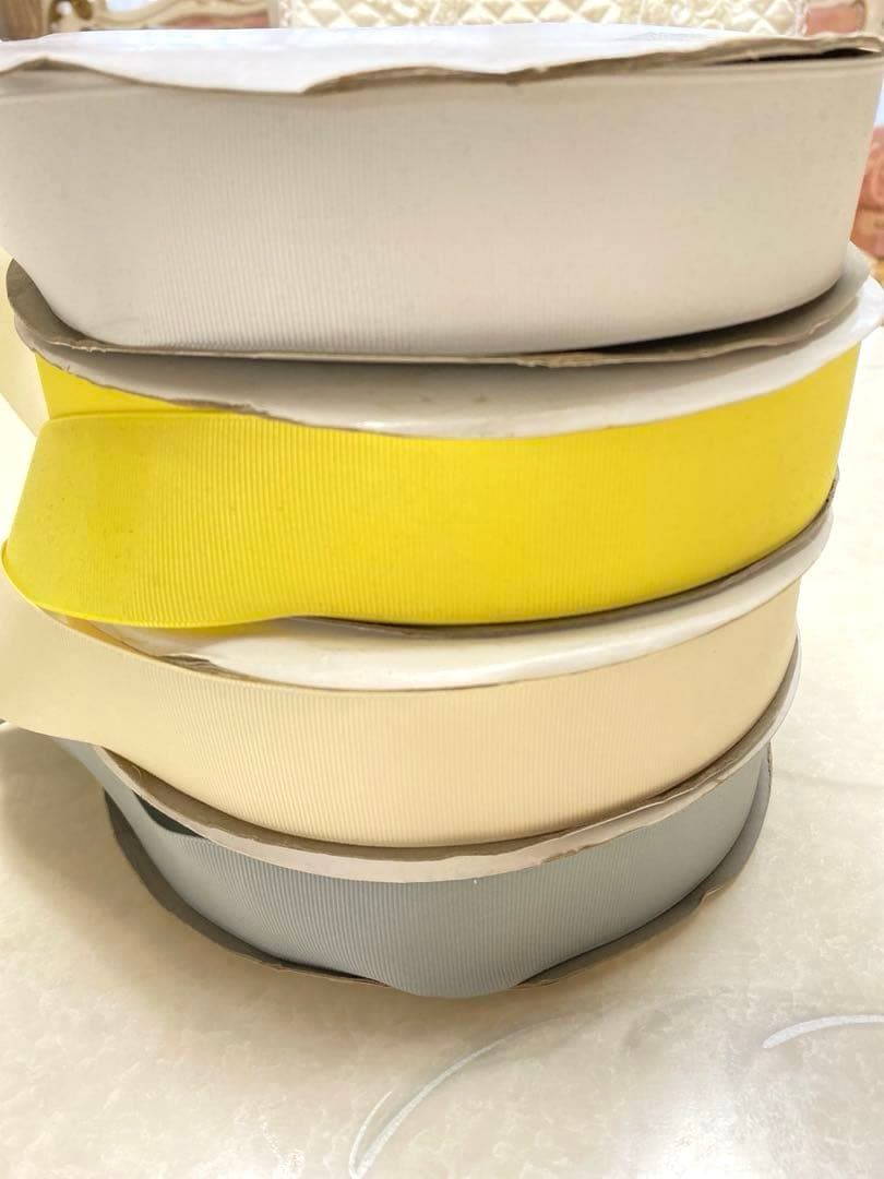 グログランリボン　38mm 21色　ロール　まとめ売り