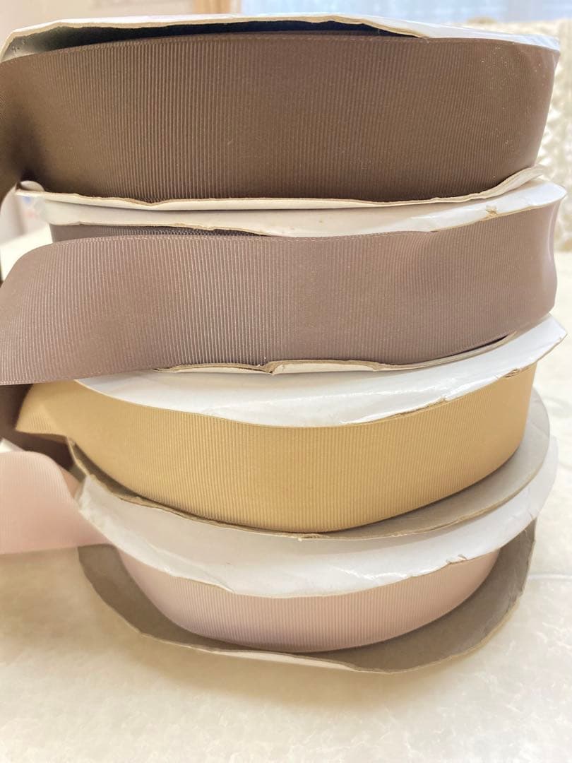 グログランリボン　38mm 21色　ロール　まとめ売り