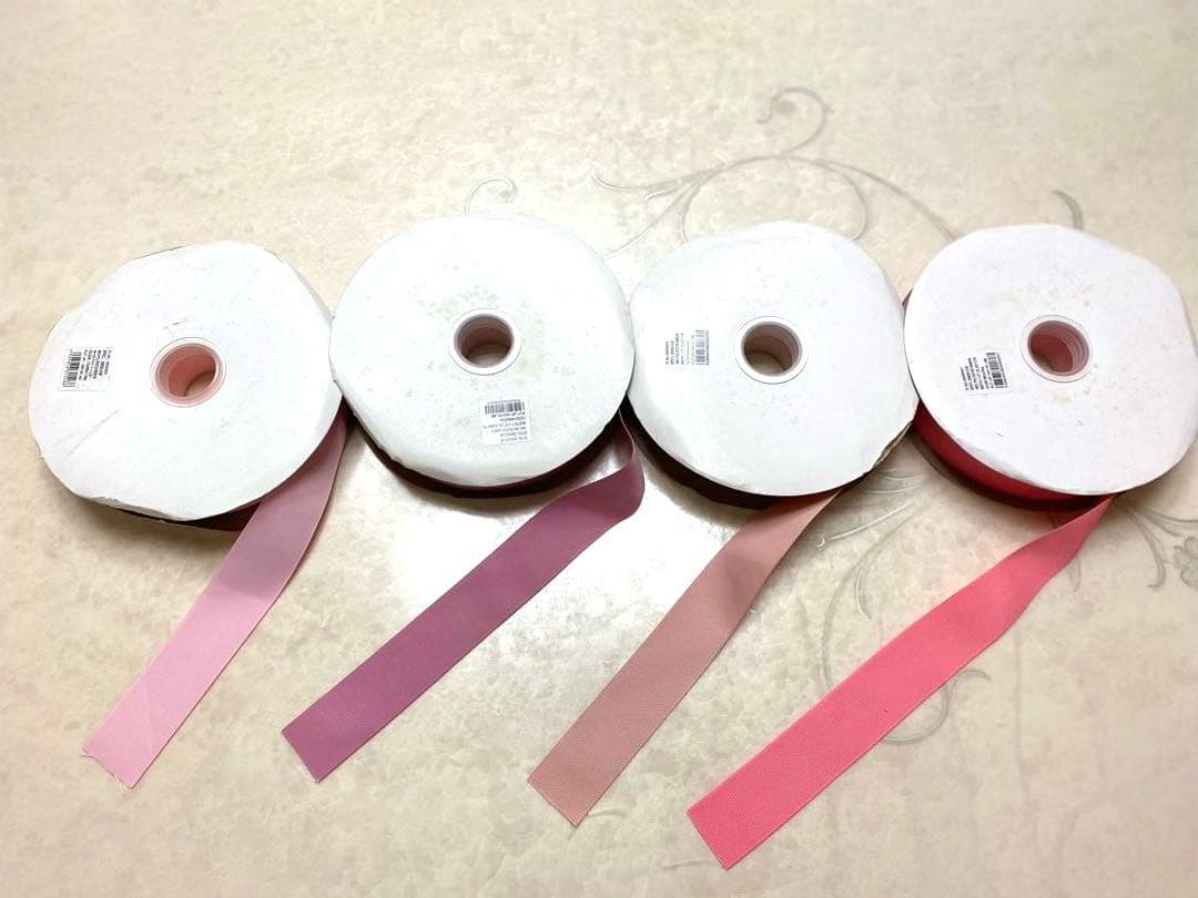 グログランリボン　38mm 21色　ロール　まとめ売り