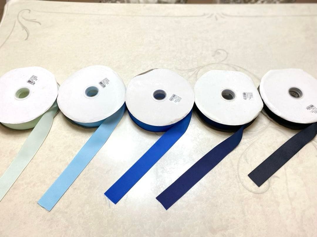 グログランリボン　38mm 21色　ロール　まとめ売り