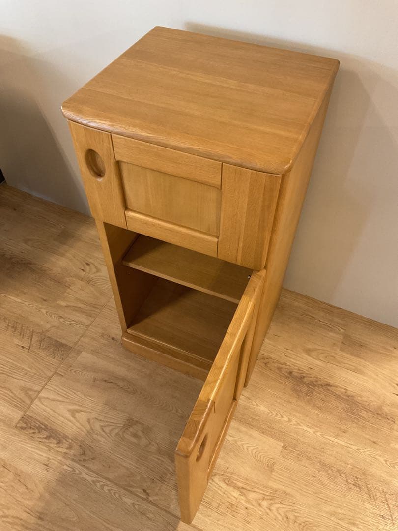 光製作所　オーク材　コンパクトキャビネット