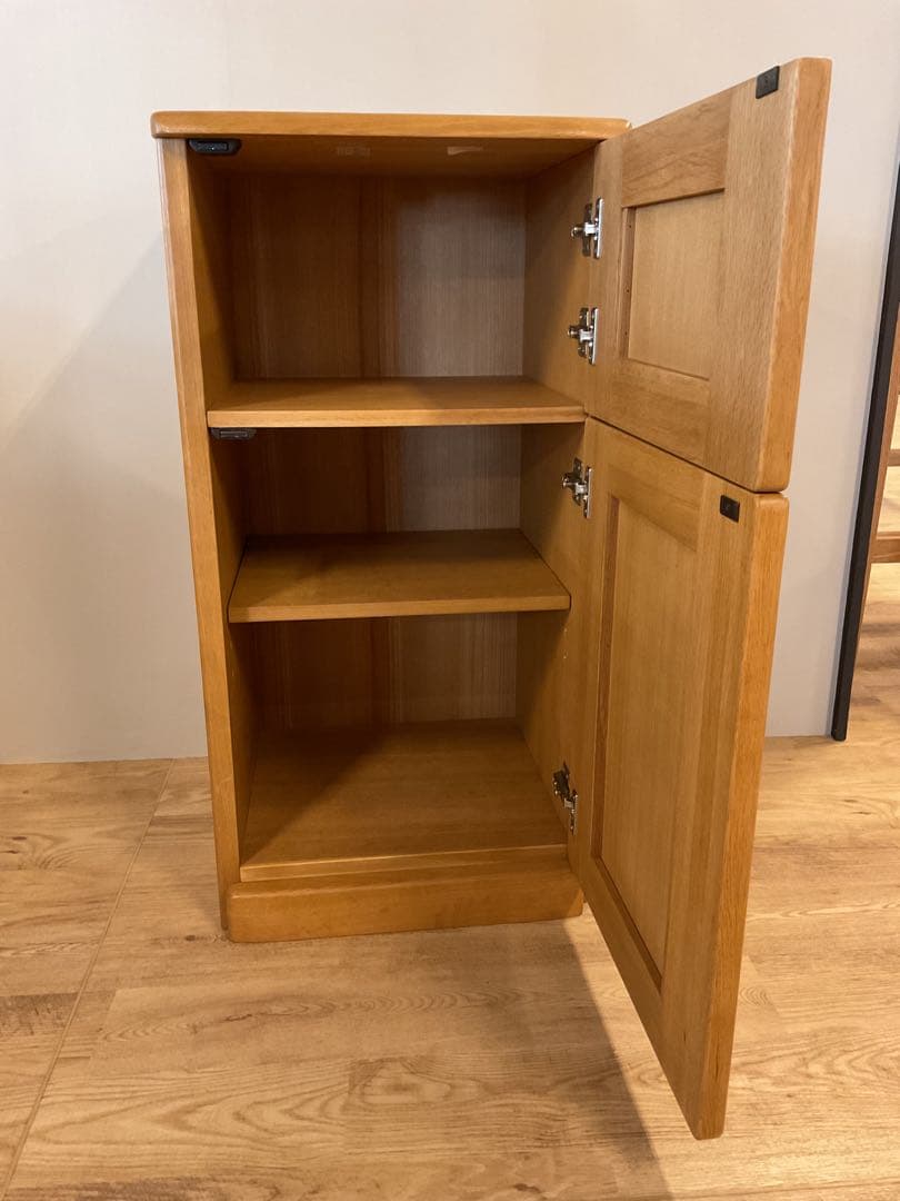 光製作所　オーク材　コンパクトキャビネット