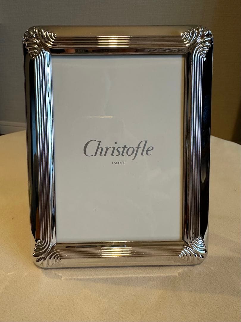 Christofle フォトフレーム9x13cm コキーユ シルバーコーティング