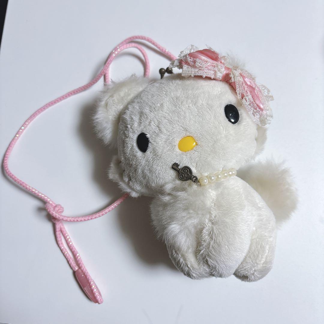 希少　レア サンリオ チャーミーキティのがま口財布 ポシェット 平成レトロ