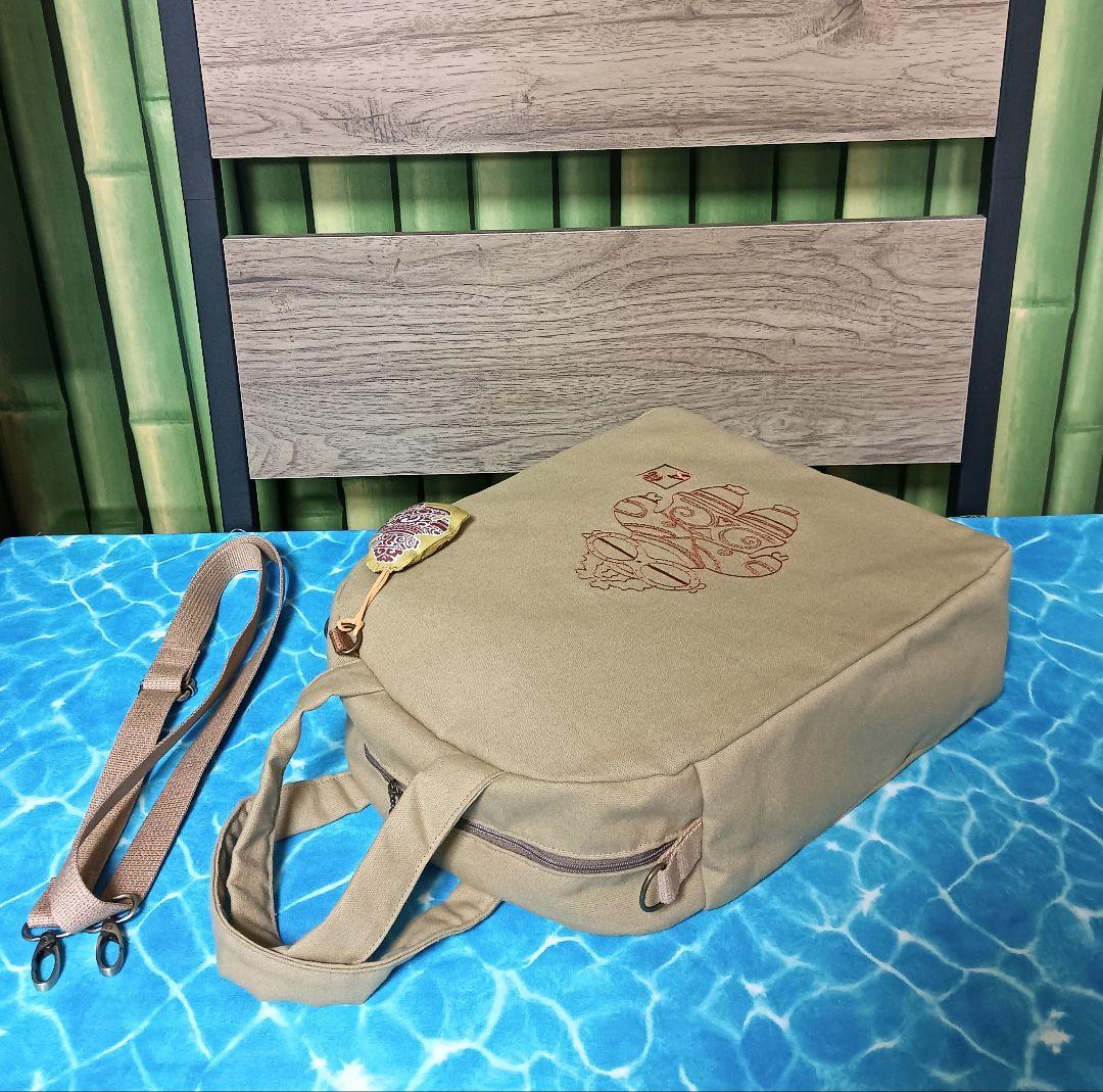 遮光器土偶　ショルダーバッグ　ハンドメイド　亀ヶ岡遺跡　しゃこちゃん