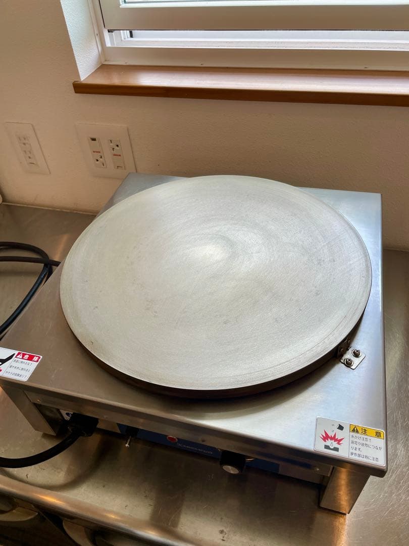 2023年製 状態良好☆ ニチワ 電気クレープ焼器 単相200V CM-410H