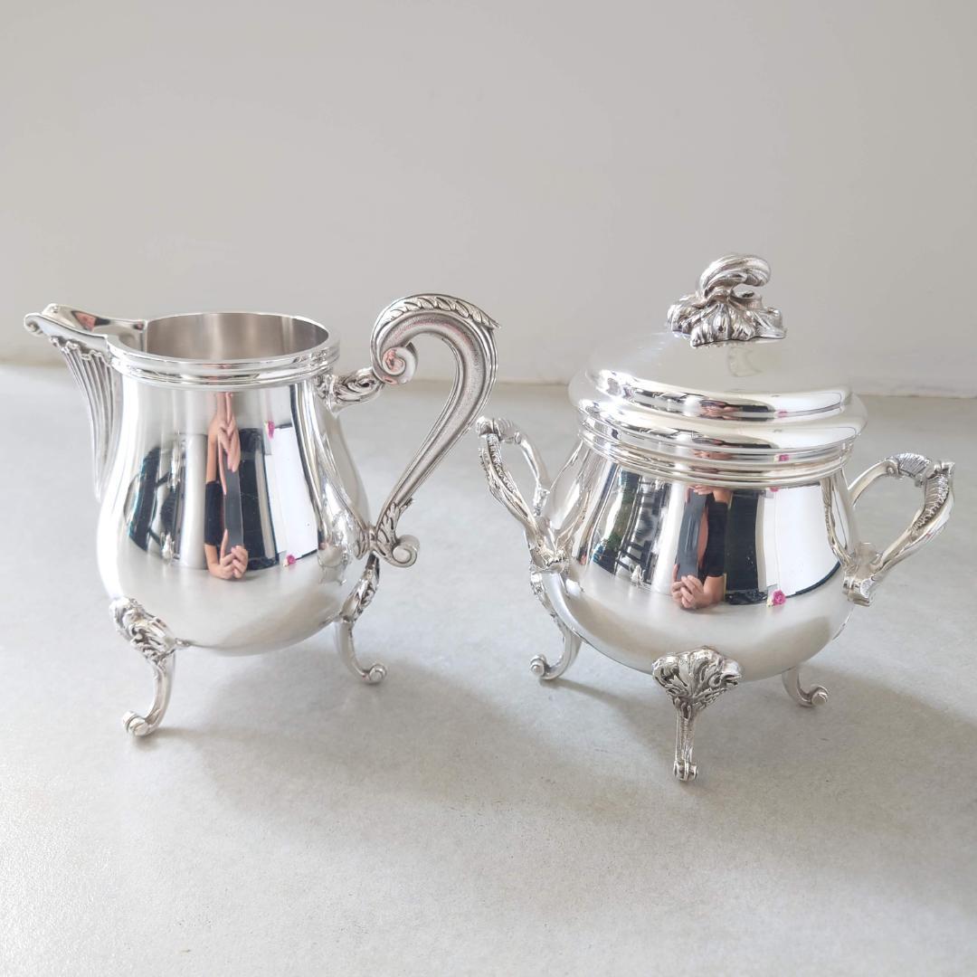 クリストフル マルリー ティー シュガー ミルク ポット 3点