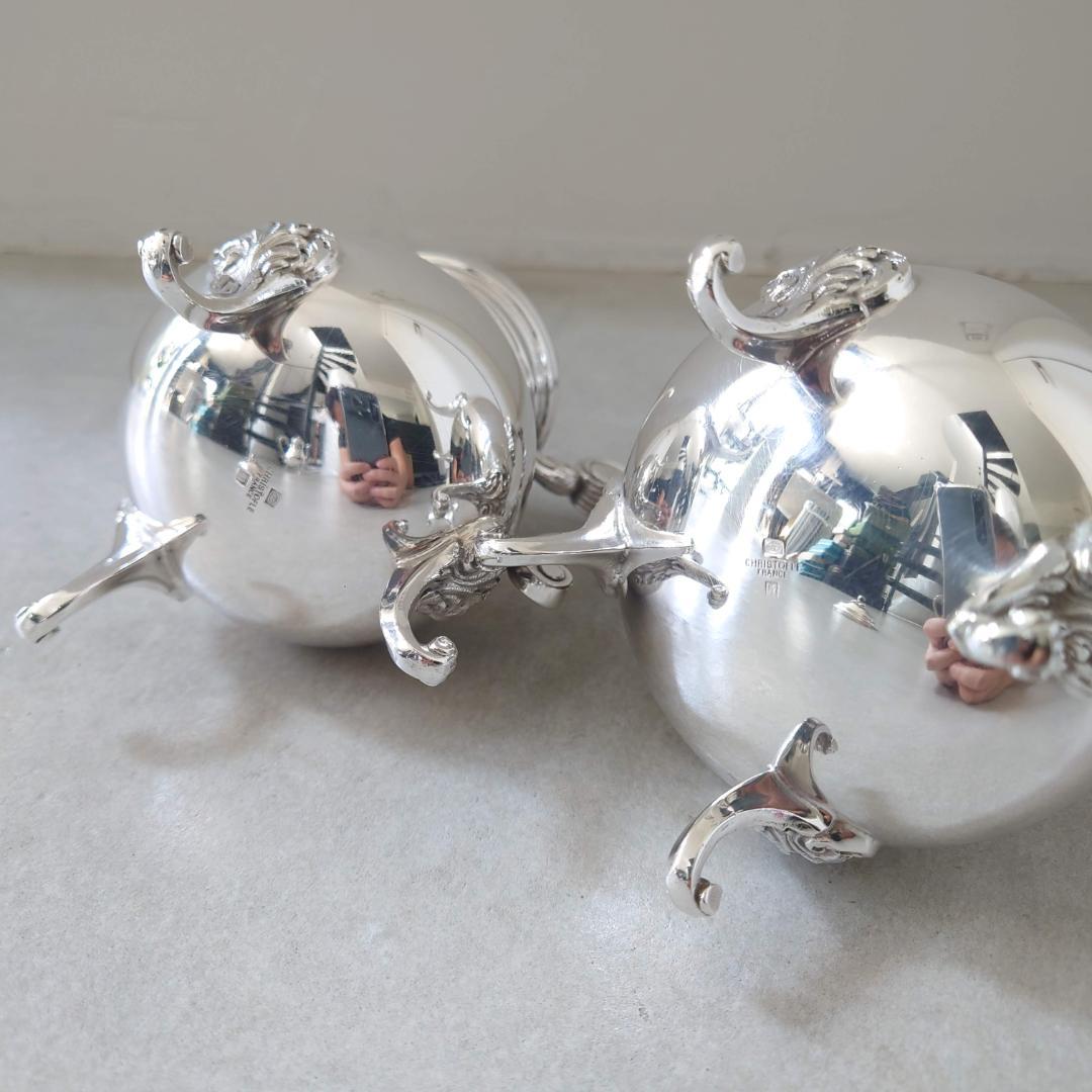 クリストフル マルリー ティー シュガー ミルク ポット 3点