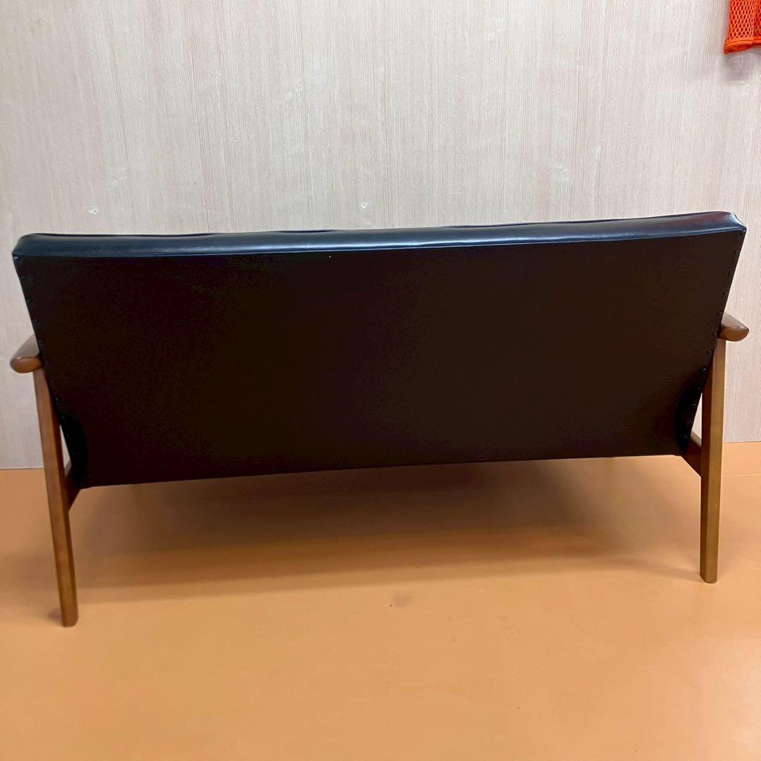 カリモク karimoku 60 Kチェア2シーター　ブラック