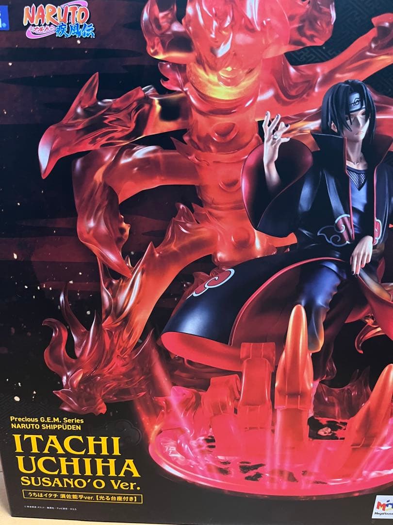 G.E.M.NARUTO-ナルト- うちはイタチ(須佐能乎ver.)光る台座付き - メルカリ
