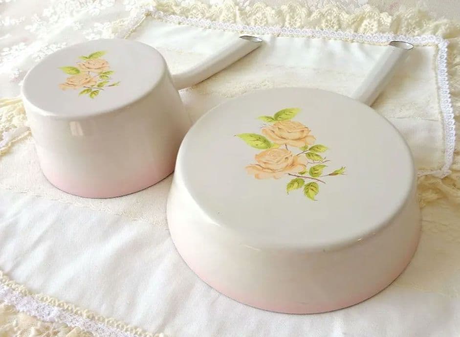 旧イマン　ダイアナローズ　AW　フライパンとミルクパン　マニーローズ