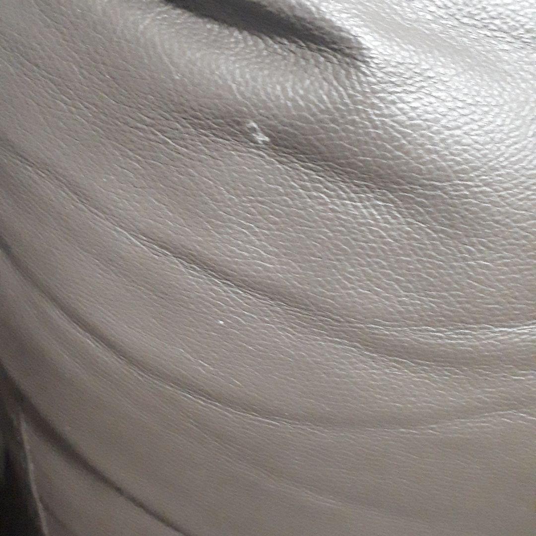 ダークブラウン レザー 3人掛けソファ