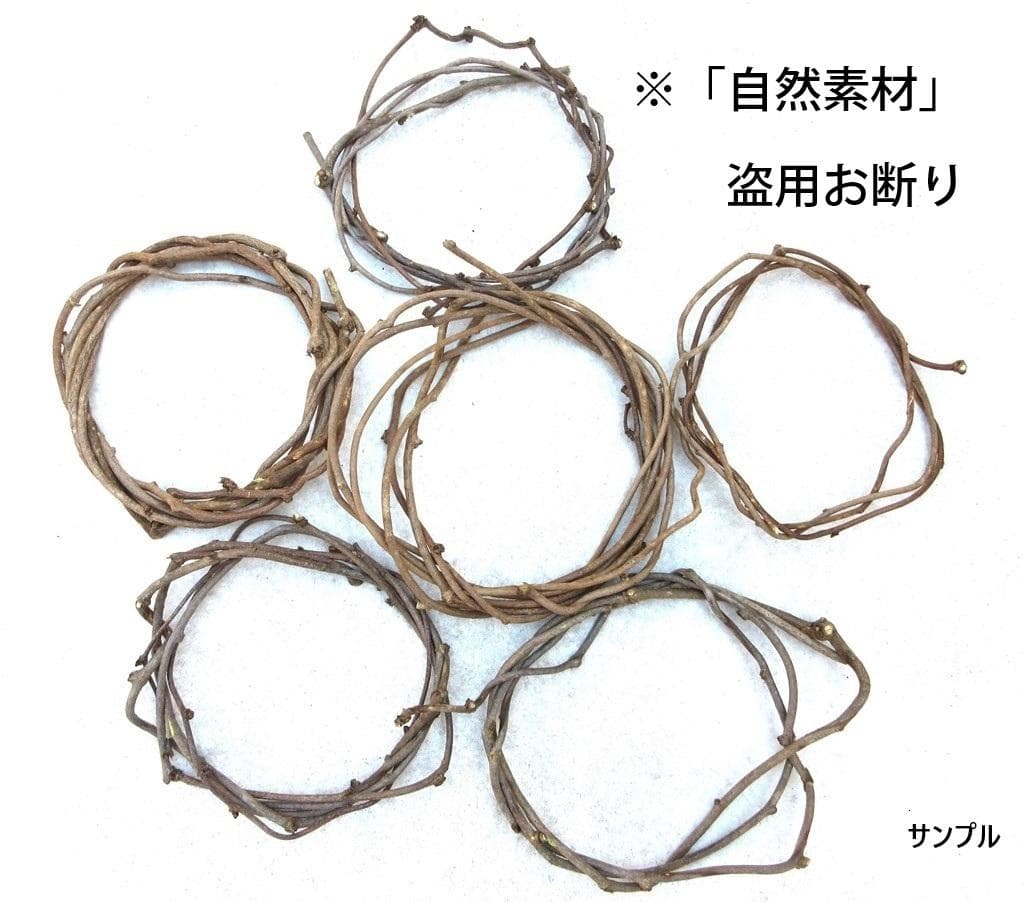 リース土台 約13~20㎝ 6個 yzsr③ ※「自然素材」盗用お断り - メルカリ