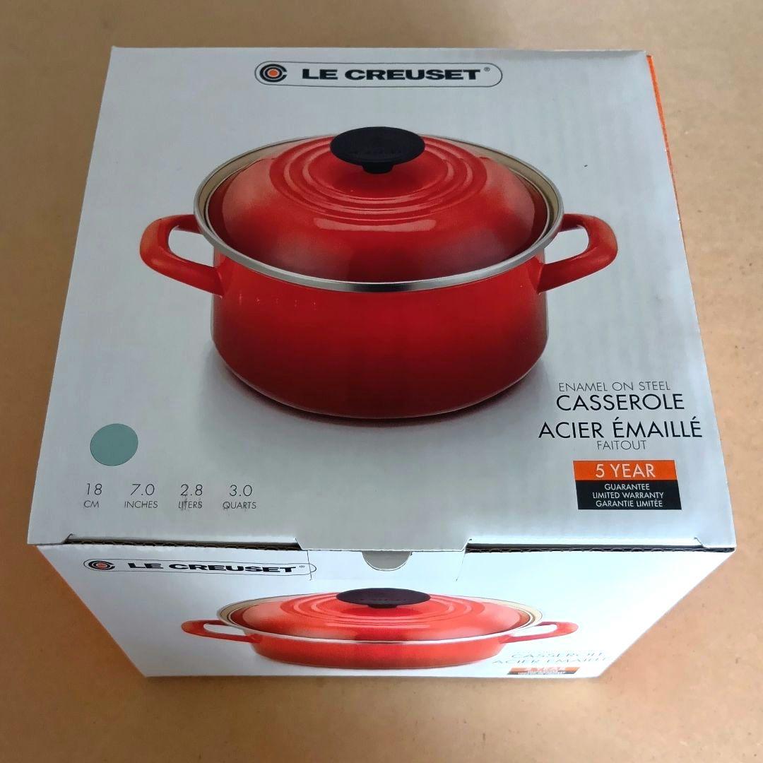 【新品】LE CREUSET EOS キャセロール 18cm セージ グリーン