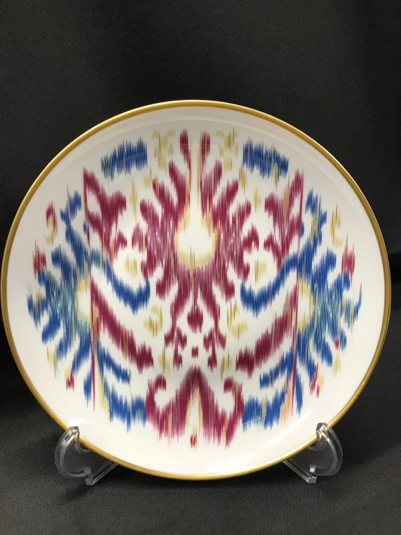 【美品】HERMES エルメス　ヴォヤージュ　アン　イカット　プレート　2P