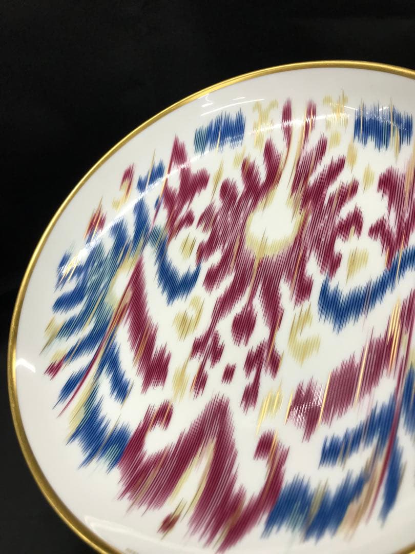 【美品】HERMES エルメス　ヴォヤージュ　アン　イカット　プレート　2P