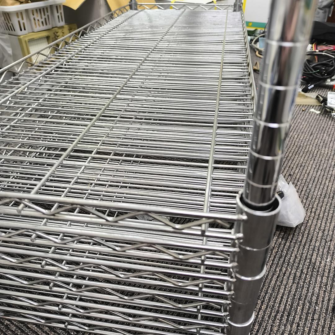 【幅120cm】スチールラック 5段 シルバー 棚板1枚追加済 値引き交渉可