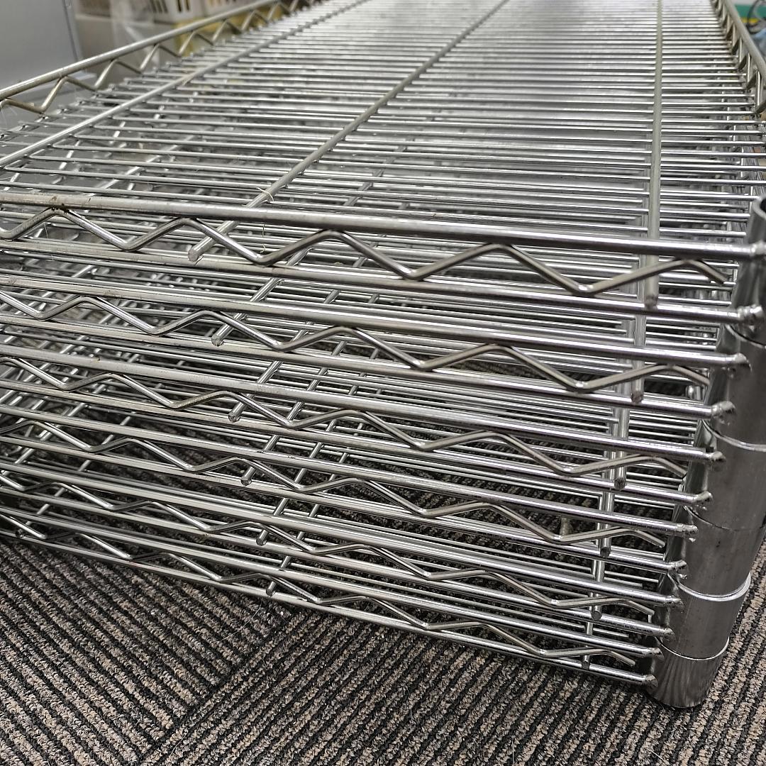 【幅120cm】スチールラック 5段 シルバー 棚板1枚追加済 値引き交渉可