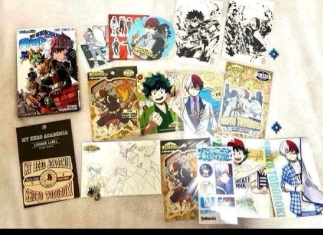 【まとめ売り】僕のヒーローアカデミア ヒロアカ 轟焦凍 缶バッジ ポストカード