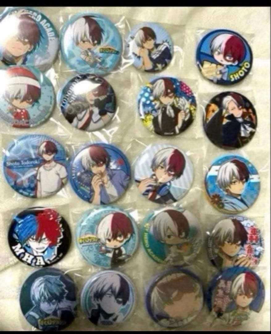 【まとめ売り】僕のヒーローアカデミア ヒロアカ 轟焦凍 缶バッジ ポストカード