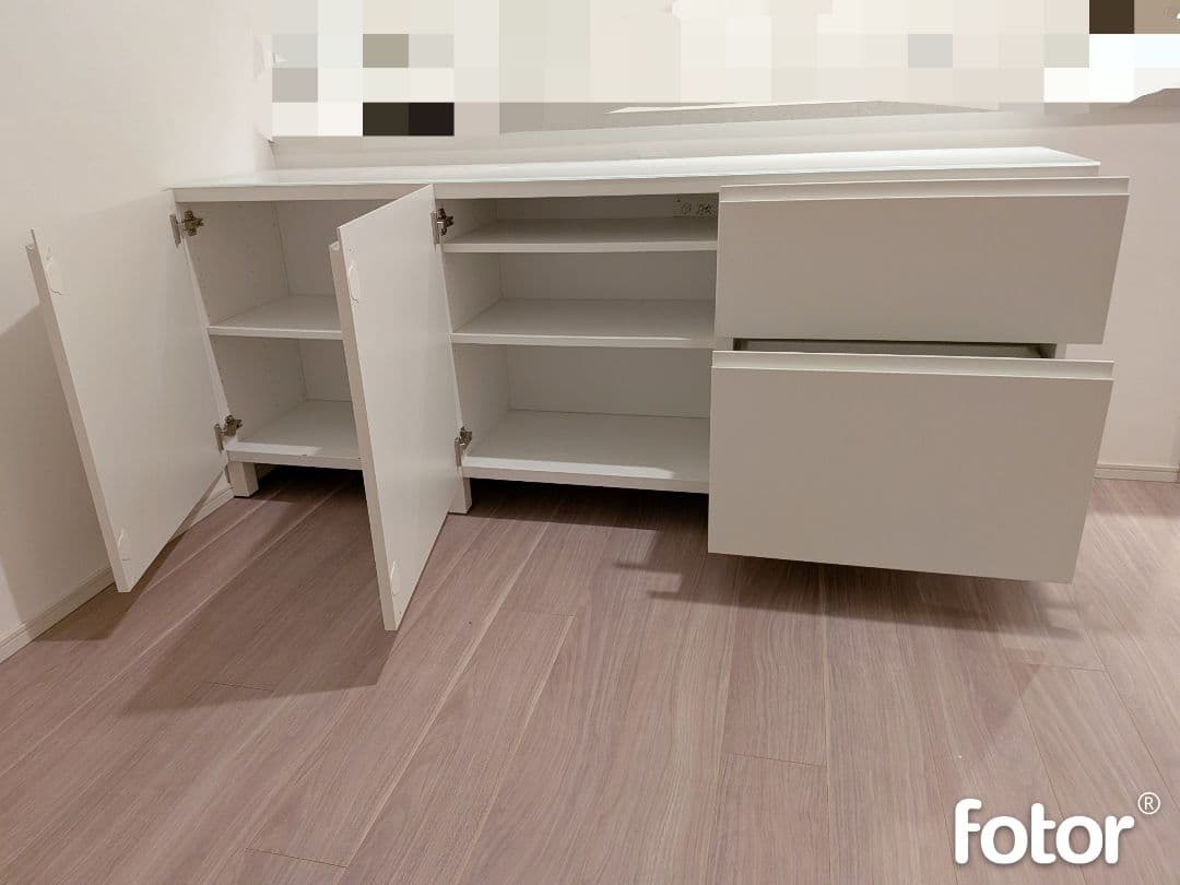 IKEA ベストー 収納コンビネーション ホワイト