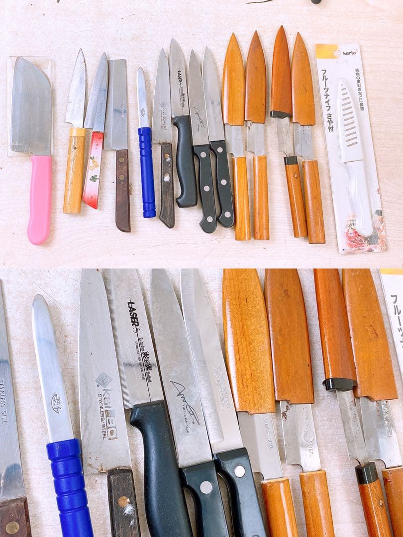 近*ん様 包丁 ナイフ 約16.9kgまとめ 関孫六 ゾーリンゲン 濃州正宗 等