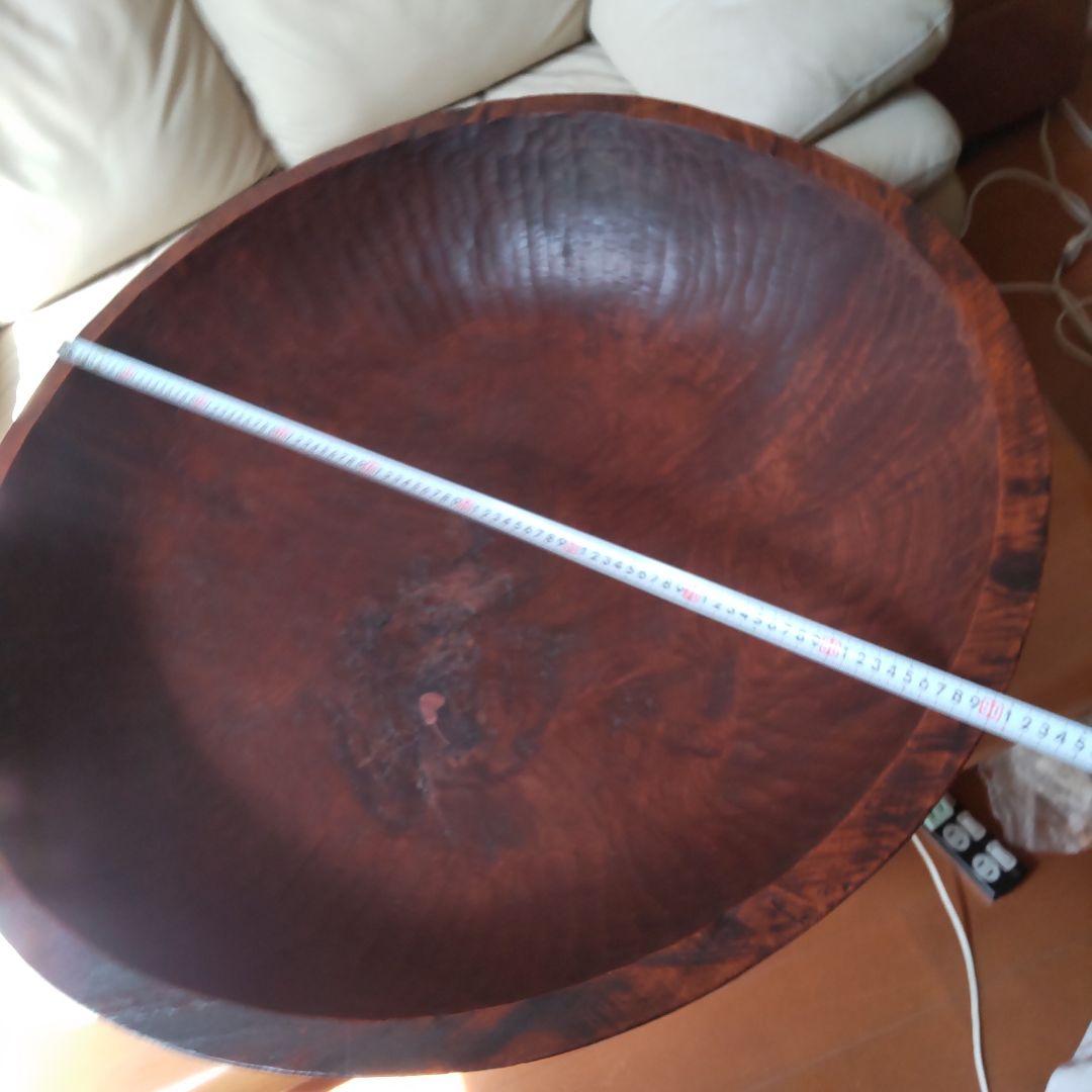 超巨大こね鉢 91㎝くり抜き木鉢 イベントや展示などにも たのメル便