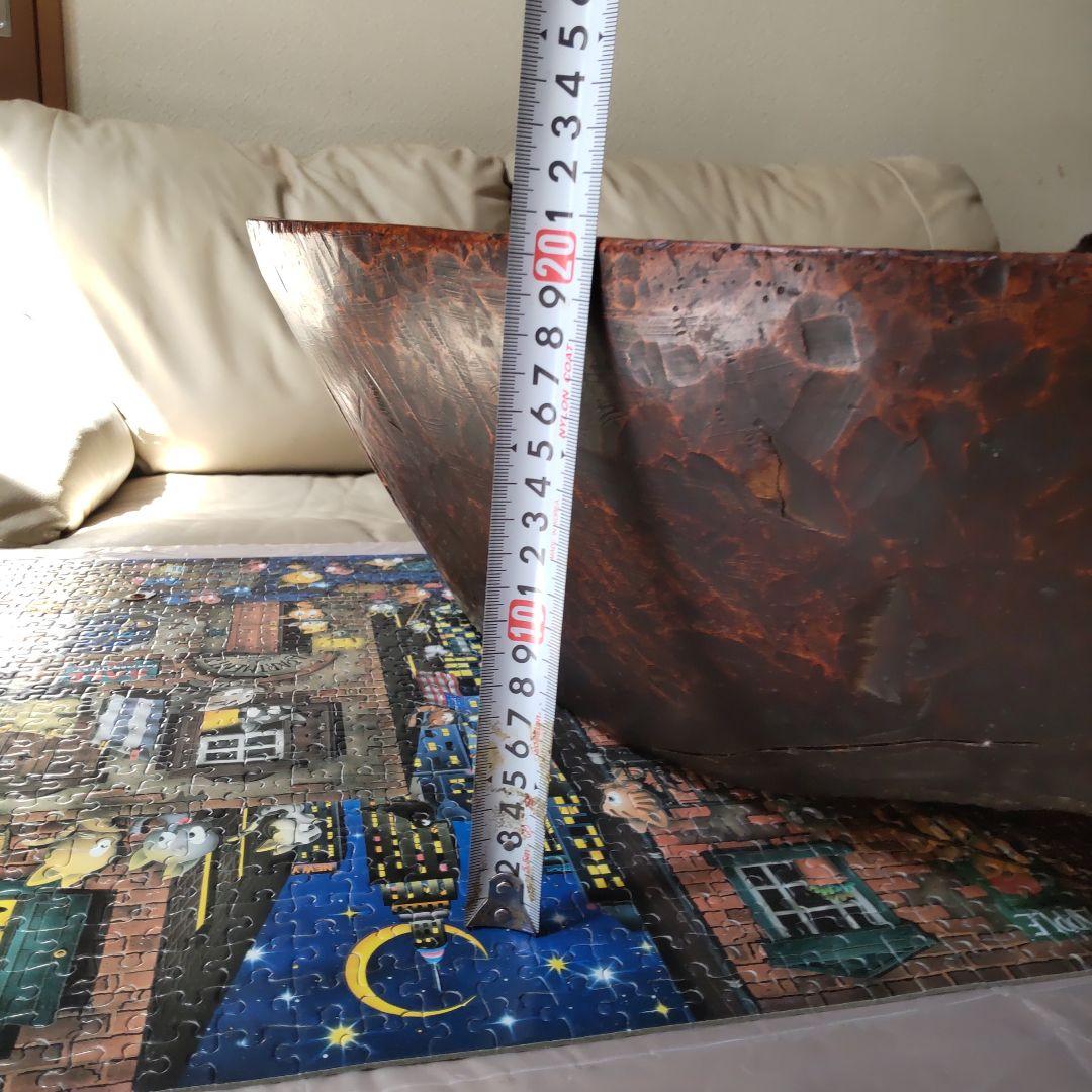 超巨大こね鉢 91㎝くり抜き木鉢 イベントや展示などにも たのメル便