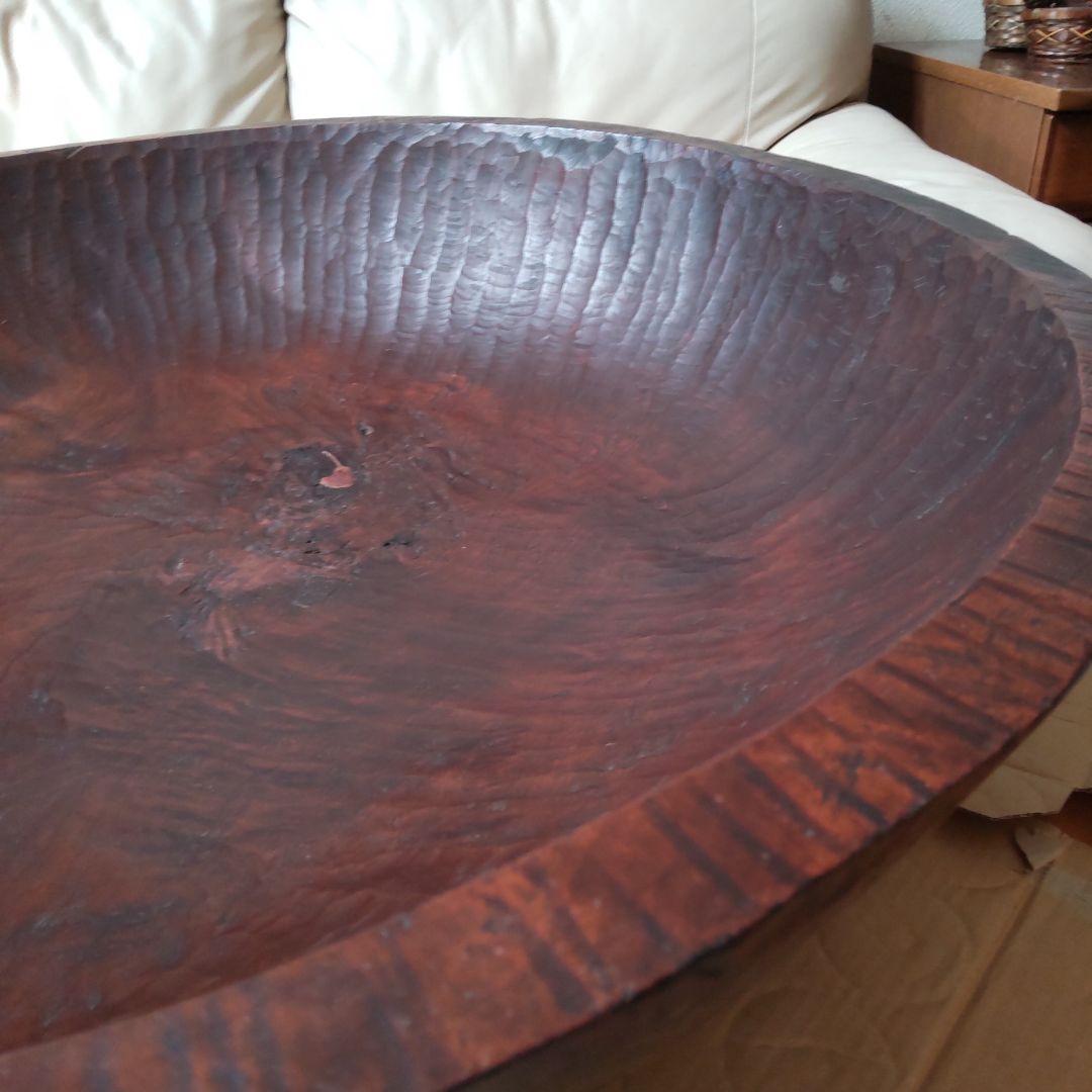 超巨大こね鉢 91㎝くり抜き木鉢 イベントや展示などにも たのメル便