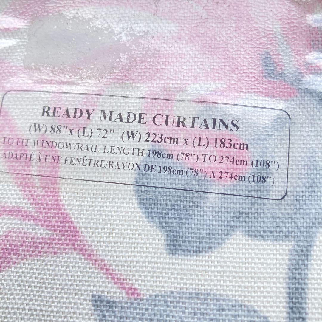 イギリス直輸入：ローラアシュレイ ペンシルカーテン ハニーサックル