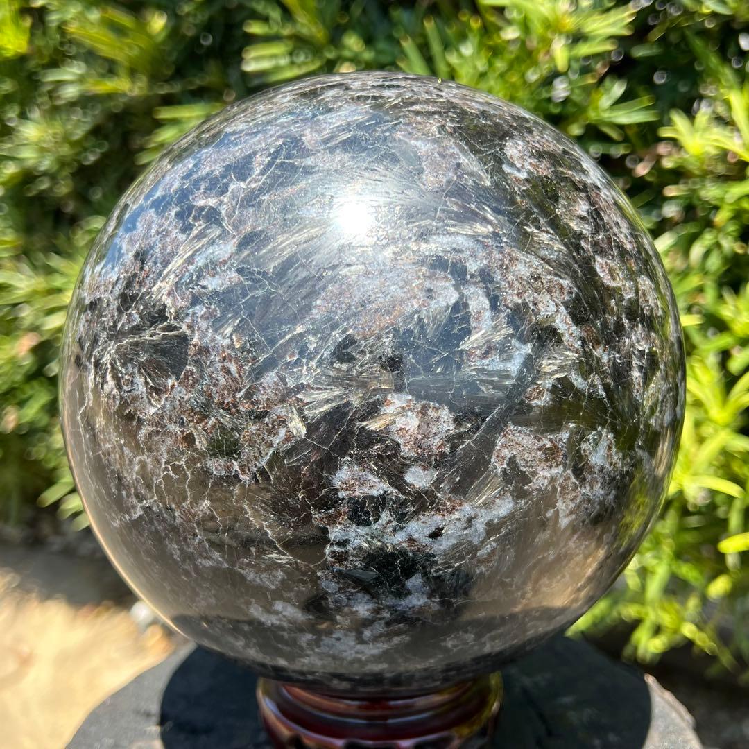 ✳️8.79kg‼️超レア‼️独特の色合い模様✨超極大 ヌーマイト 丸玉 天然石 原石